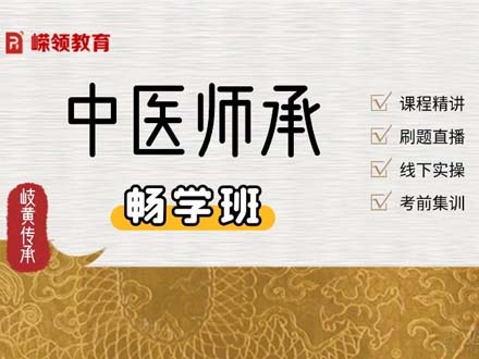 中醫(yī)師承一對(duì)一暢學(xué)班